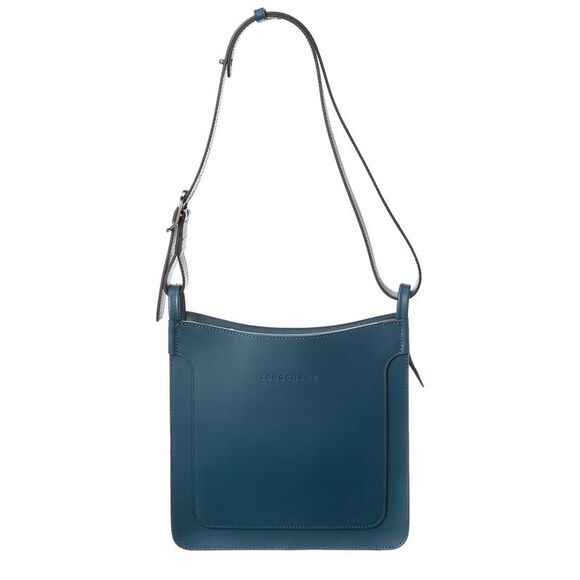 Longchamp Handbags - Longchamp Small Leather Hobo Bag, Blue